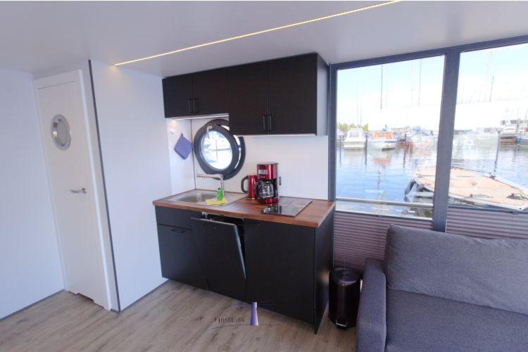 Hotel Hausboot Fjord Aries Mit Dachterrasse In Schleswig Extérieur photo